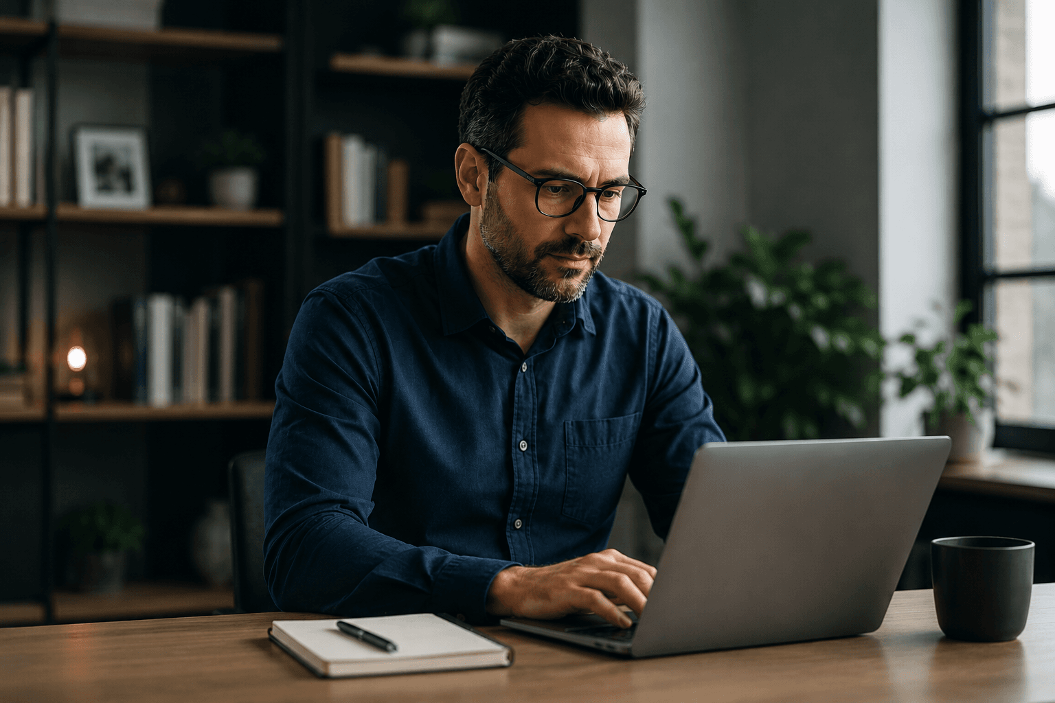 Founder using AI workflow systems to reduce repetitive work
